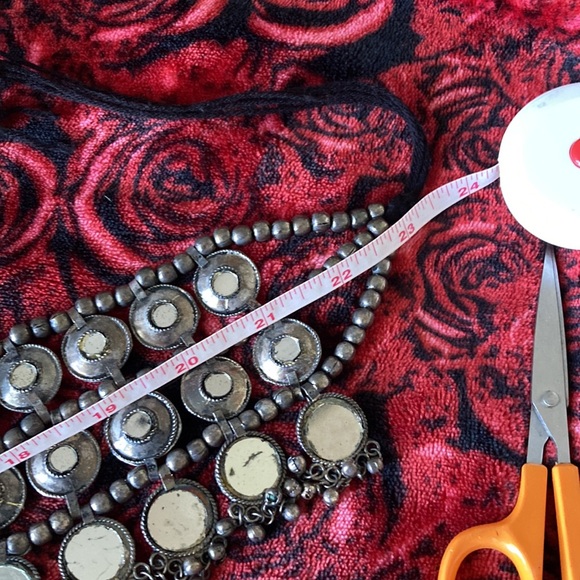 Festive Boho Jingly Adjustable Mirrored Belt - Picture 5 of 6